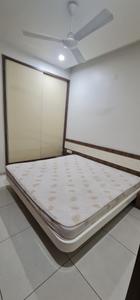 Bedroom Image of 1200 Sq.ft 3 BHK Apartment / Flat for rent in Jayavardhini Heights, Hari Nagar Rajkot for Rs. 30000