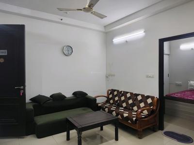 Living Room Image of 600 Sq.ft 1 BHK Apartment / Flat for rent in Prestige Bella Vista, Iyyappanthangal Chennai for Rs. 30000