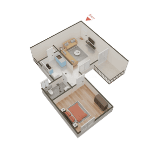 Image of 1495 Sq.ft 2 BHK Apartment / Flat for sale in Linux IOS Prime, Tathawade, Pune for Rs. 7800000