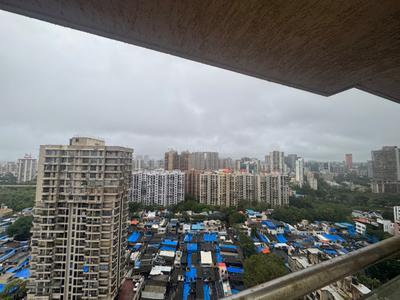 Balcony Image of 480 Sq.ft 1 BHK Apartment / Flat for rent in Neminath Ocean View, Andheri West Mumbai for Rs. 60000