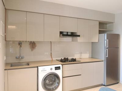 Kitchen Image of 450 Sq.ft 1 RK Apartment / Flat for rent in Hiranandani Estate Thane for Rs. 30000