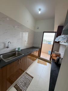 Kitchen Image of 600 Sq.ft 1 BHK Apartment / Flat for rent in Mahadevapura Bengaluru for Rs. 32000