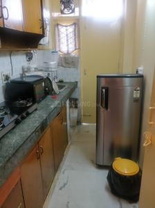 Kitchen Image of 550 Sq.ft 1 BHK Builder Floor for rent in Arjun Nagar New Delhi for Rs. 30000