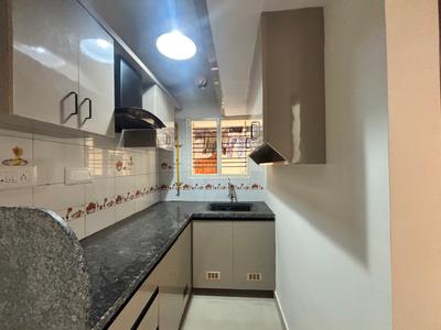 Kitchen Image of 600 Sq.ft 2 BHK Independent House for rent in Muneshwara Nagar Bengaluru for Rs. 30000