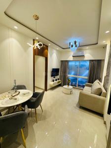 Living Room Image of 1500 Sq.ft 3 BHK Apartment / Flat for sale in Origin Octave, Ghodbander Mira Bhayandar for Rs. 23500000