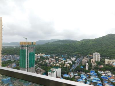 Balcony Image of 1250 Sq.ft 3 BHK Apartment / Flat for rent in Sheth Montana, Mulund West Mumbai for Rs. 79500
