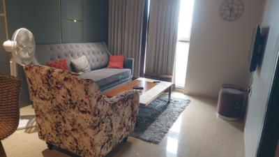 Living Room Image of 640 Sq.ft 1 BHK Apartment / Flat for rent in Lodha Belmondo, Gahunje Pune for Rs. 40000