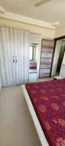 Bedroom Image of 660 Sq.ft 1 BHK Apartment / Flat for rent in Vishesh Balaji Symphony Wing I to K, Shilottar Raichur Navi Mumbai for Rs. 22000