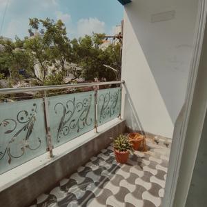 Balcony Image of 1105 Sq.ft 2 BHK Builder Floor for rent in Kasturi Nagar Bengaluru for Rs. 30000