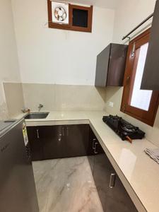 Kitchen Image of 800 Sq.ft 1 RK Builder Floor for rent in Prakash Colony Ludhiana for Rs. 12000