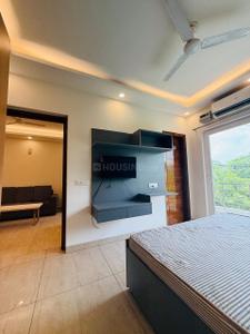 Bedroom Image of 720 Sq.ft 1 BHK Apartment / Flat for rent in Ramky Towers, Gachibowli Hyderabad for Rs. 15000