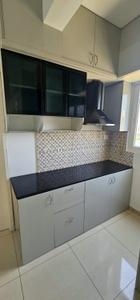 Kitchen Image of 523 Sq.ft 1 BHK Apartment / Flat for rent in Urbanrise Revolution One, Padur Chennai for Rs. 22000