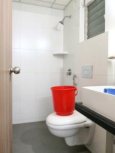Bedroom One Image of 700 Sq.ft 1.5 BHK Apartment / Flat for rent in Godrej Emerald, Kasarvadavali Thane for Rs. 27699