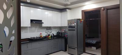 Kitchen Image of 1200 Sq.ft 3 BHK Builder Floor for rent in Vaishali Ghaziabad for Rs. 28000