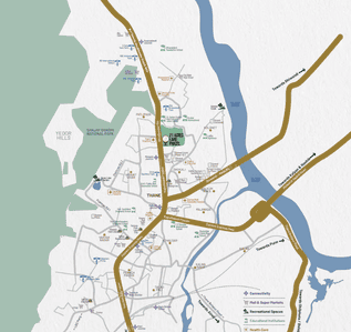 Image of 657 Sq.ft 2 BHK Apartment / Flat for sale in Runwal One Tower D2, Thane West, Thane for Rs. 14300000