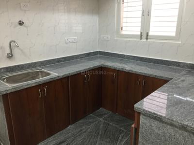 Kitchen Image of 960 Sq.ft 2 BHK Builder Floor for rent in Horamavu Bengaluru for Rs. 25000