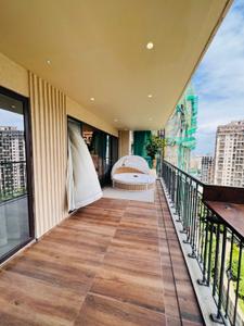 Balcony Image of 4023 Sq.ft 4 BHK Apartment / Flat for sale in T1 Named Helios Of Raheja Galaxy In RV Premiere, Mohammed Wadi Pune for Rs. 47500000