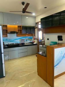 Kitchen Image of 1200 Sq.ft 3 BHK Apartment / Flat for sale in Radhe Infinity, Kudasan Gandhinagar for Rs. 15000000