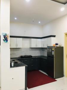 Kitchen Image of 1050 Sq.ft 2 BHK Builder Floor for rent in Skycity City Heart Luxury Affordable Homes, Kharar Mohali for Rs. 21000