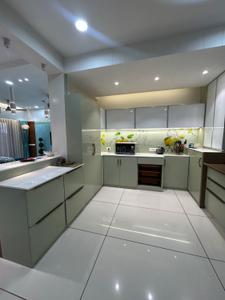 Kitchen Image of 2150 Sq.ft 3 BHK Apartment / Flat for rent in Darshanam Club Life Phase Il, Undera Vadodara for Rs. 50000