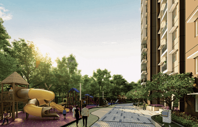 Image of 1065 Sq.ft 2 BHK Apartment / Flat for sale in Ramky One Symphony, Patancheru, Sangareddy for Rs. 8307000