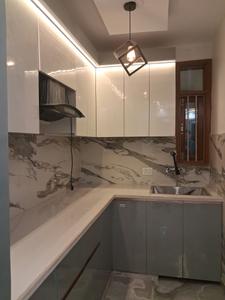 Kitchen Image of 1050 Sq.ft 2 BHK Builder Floor for rent in Dwarka Mor New Delhi for Rs. 22000