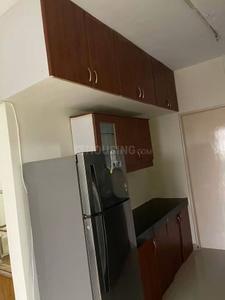 Kitchen Image of 1050 Sq.ft 2 BHK Apartment / Flat for rent in Magarpatta Iris, Magarpatta City Pune for Rs. 40000