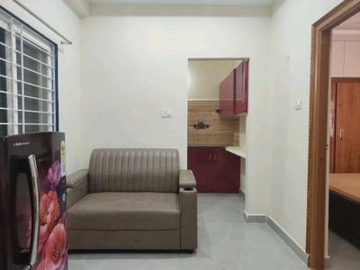 Living Room Image of 750 Sq.ft 1 BHK Apartment / Flat for rent in Kondapur Hyderabad for Rs. 25800