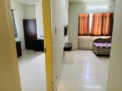 Bedroom Image of 600 Sq.ft 1 BHK Builder Floor for rent in Vijay Nagar Indore for Rs. 17999