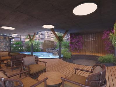Balcony Image of 1800 Sq.ft 4 BHK Apartment / Flat for sale in Samatva Magnolia, Ognaj Ahmedabad for Rs. 18000000