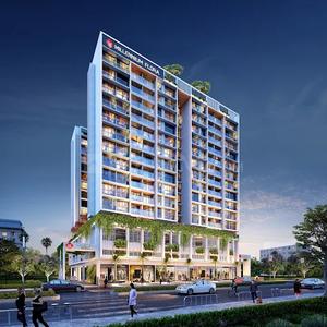 Image of 1600 Sq.ft 3 BHK Apartment / Flat for sale in Millennium Flora, Panvel, Navi Mumbai for Rs. 16200000