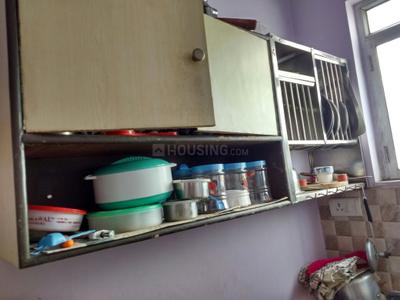 Kitchen Image of 700 Sq.ft 1 RK Builder Floor for rent in Vaishali Nagar Jaipur for Rs. 14000