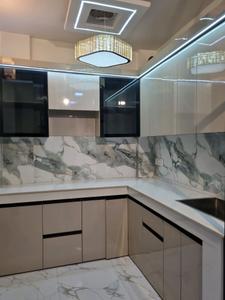 Kitchen Image of 810 Sq.ft 3 BHK Apartment / Flat for sale in Dwarka Mor New Delhi for Rs. 6000000