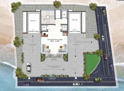 Image of 1275 Sq.ft 3 BHK Apartment / Flat for sale in Dadar West, Mumbai for Rs. 74900000