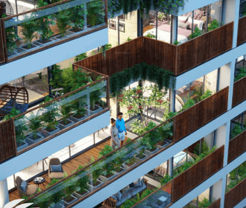 Image of 1437 Sq.ft 3 BHK Apartment / Flat for sale in Dharti The Nest, Vaishno Devi Circle, Ahmedabad for Rs. 12878000