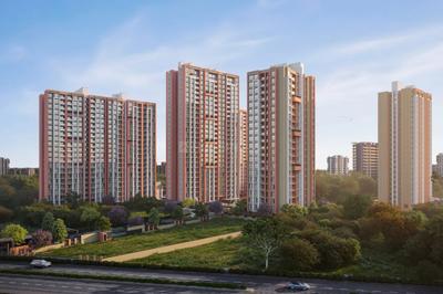 Image of 1856 Sq.ft 4 BHK Apartment / Flat for sale in Prism City Blue, Charholi Budruk, Pune for Rs. 13400000