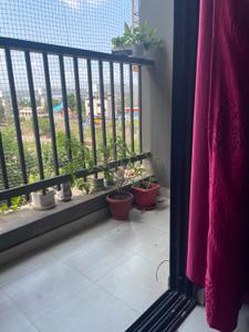 Balcony Image of 700 Sq.ft 2 BHK Apartment / Flat for sale in Darshanam Avenue, Sayajiganj Vadodara for Rs. 3500000