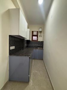 Kitchen Image of 800 Sq.ft 1 BHK Builder Floor for rent in Saket New Delhi for Rs. 20000