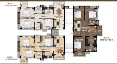 Image of 1367 Sq.ft 3 BHK Apartment / Flat for sale in Lankeshwar, Guwahati for Rs. 7061600