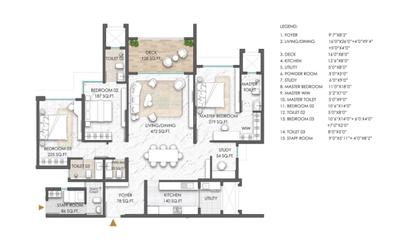 Image of 6000 Sq.ft 5 BHK Penthouse for sale in Lodha Massimo, Baner, Pune for Rs. 140000000