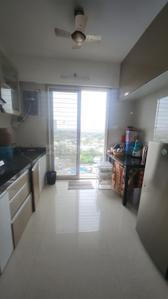 Kitchen Image of 765 Sq.ft 1 BHK Apartment / Flat for rent in Airoli Navi Mumbai for Rs. 44000