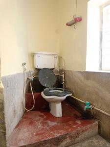Common Bathroom Image of 750 Sq.ft 2 BHK Builder Floor for rent in Jodhpur Park Kolkata for Rs. 12000