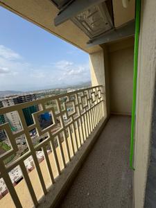Balcony Image of 1233 Sq.ft 2 BHK Apartment / Flat for sale in Paradise Sai World City Phase II, Panvel Navi Mumbai for Rs. 12500000