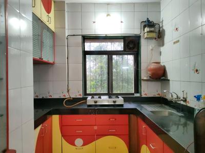 Kitchen Image of 650 Sq.ft 1 BHK Apartment / Flat for sale in VR Sukur Residency, Kasarvadavali Thane for Rs. 5900000