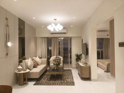 Living Room Image of 680 Sq.ft 2 BHK Apartment / Flat for rent in Vaibhavlaxmi Eastern Groves Phase 2, Vikhroli East Mumbai for Rs. 45000