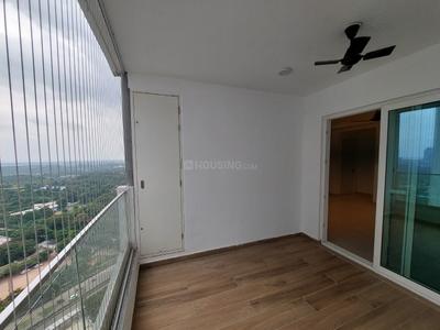Balcony Image of 2190 Sq.ft 3 BHK Apartment / Flat for rent in Jayabheri The Nirvana, Gachibowli Hyderabad for Rs. 75000