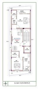 Floor Plan Image of 990 Sq.ft 2 BHK Apartment / Flat for sale in Nanganallur Chennai for Rs. 10395000