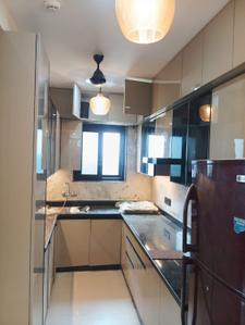 Kitchen Image of 605 Sq.ft 2 BHK Apartment / Flat for rent in Pareena Om Apartments, Sector 112 Gurgaon for Rs. 37000