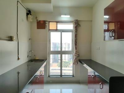 Kitchen Image of 580 Sq.ft 1 BHK Apartment / Flat for sale in Kasarvadavali Thane for Rs. 5300000