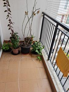 Balcony Image of 1400 Sq.ft 3 BHK Apartment / Flat for rent in Ceebros Imperiale, Sholinganallur Chennai for Rs. 38000